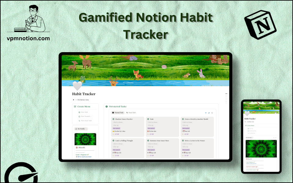 Habit Tracker Notion template