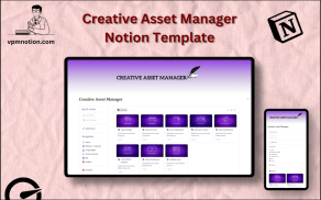 Creative Asset Manager Notion Template – Brand Assets and Design Files Dashboard