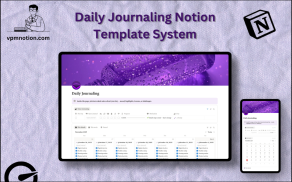 Daily Journaling Notion Template 2026 – Reflection and Gratitude Journal Dashboard