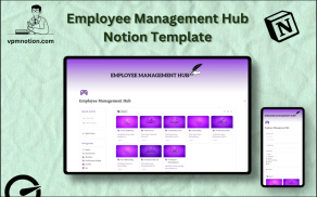 Employee Management Hub Notion Template – HR Records and Onboarding Dashboard