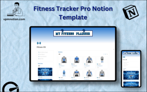 Fitness Tracker Pro Notion Template – Workout Log and Gym Progress Dashboard