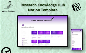 Research Knowledge Hub Notion Template – Knowledge Base and Literature Review Dashboard