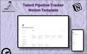 Talent Pipeline Tracker Notion Template – Recruitment and Hiring Dashboard
